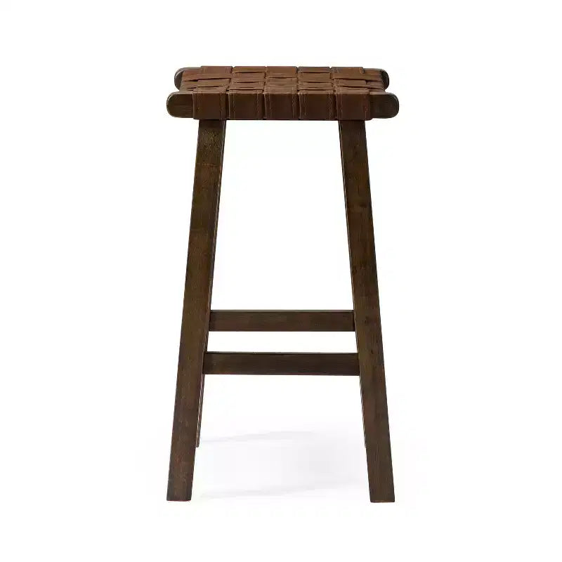 Sgabello da banco senza schienale Maven Lane Noah con similpelle, 63,5 cm