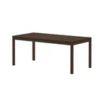 Now Furniture 72 Tavolo da pranzo in legno per 6 persone, Tavolo da cucina rettangolare
