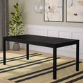 Now Furniture 72 Tavolo da pranzo in legno per 6 persone, Tavolo da cucina rettangolare