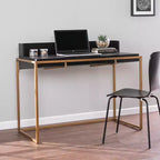 Scrivania Caldlin Flip-Top con vano contenitore - Nera - SEI