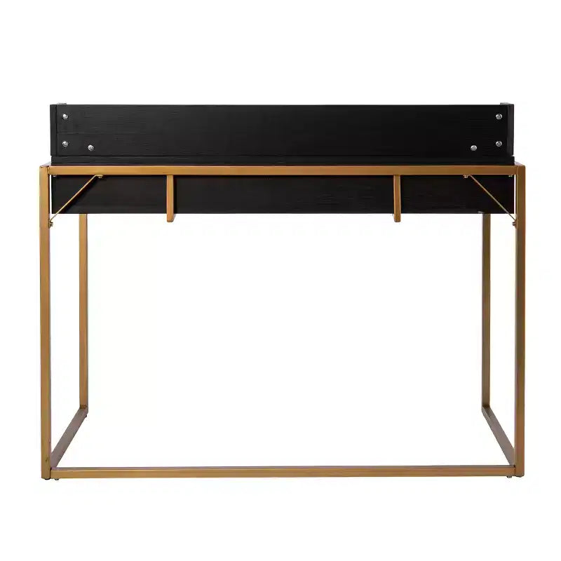 Scrivania Caldlin Flip-Top con vano contenitore - Nera - SEI