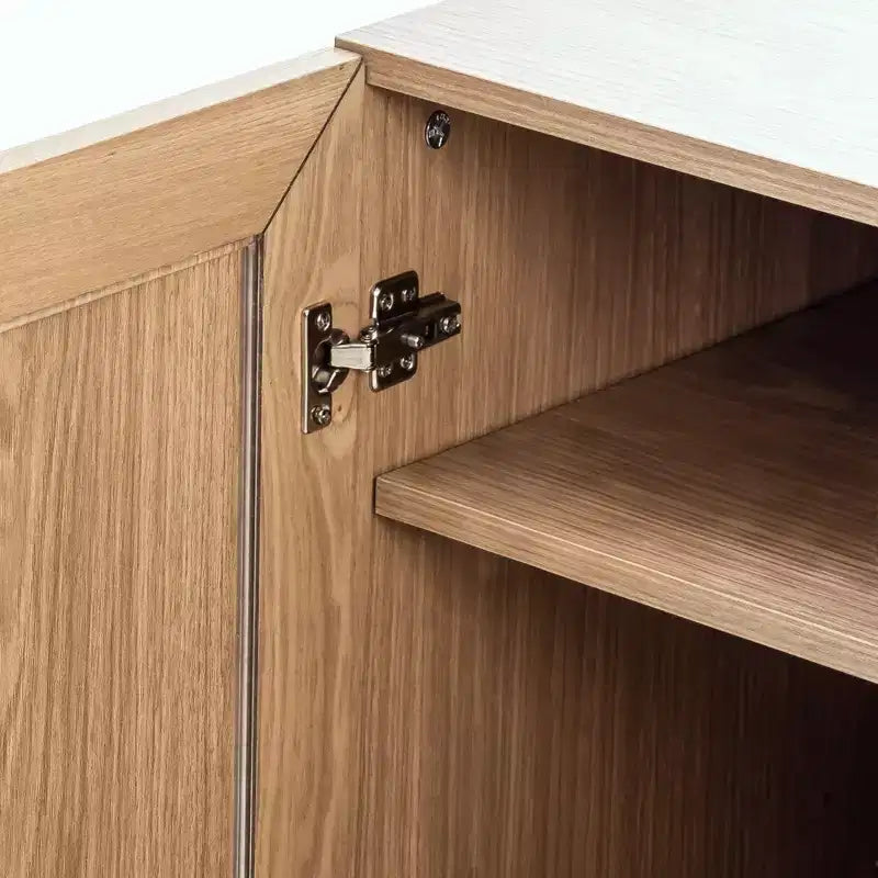 Mobile Contenitore con Anta in Vetro di Grande Capacità, Elegante e Bello. È Pratico per Organizzare e uno Strumento Magico per Dire Addio al Disordine in Casa.