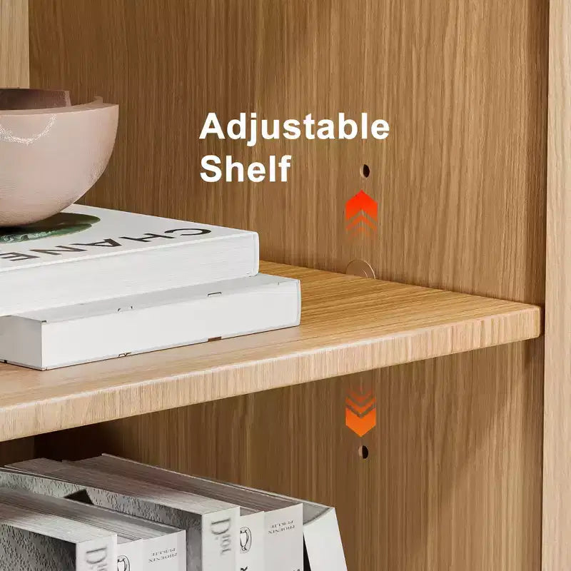Mobile Contenitore con Anta in Vetro di Grande Capacità, Elegante e Bello. È Pratico per Organizzare e uno Strumento Magico per Dire Addio al Disordine in Casa.