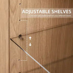 Mobile Contenitore con Anta in Vetro di Grande Capacità, Elegante e Bello. È Pratico per Organizzare e uno Strumento Magico per Dire Addio al Disordine in Casa.