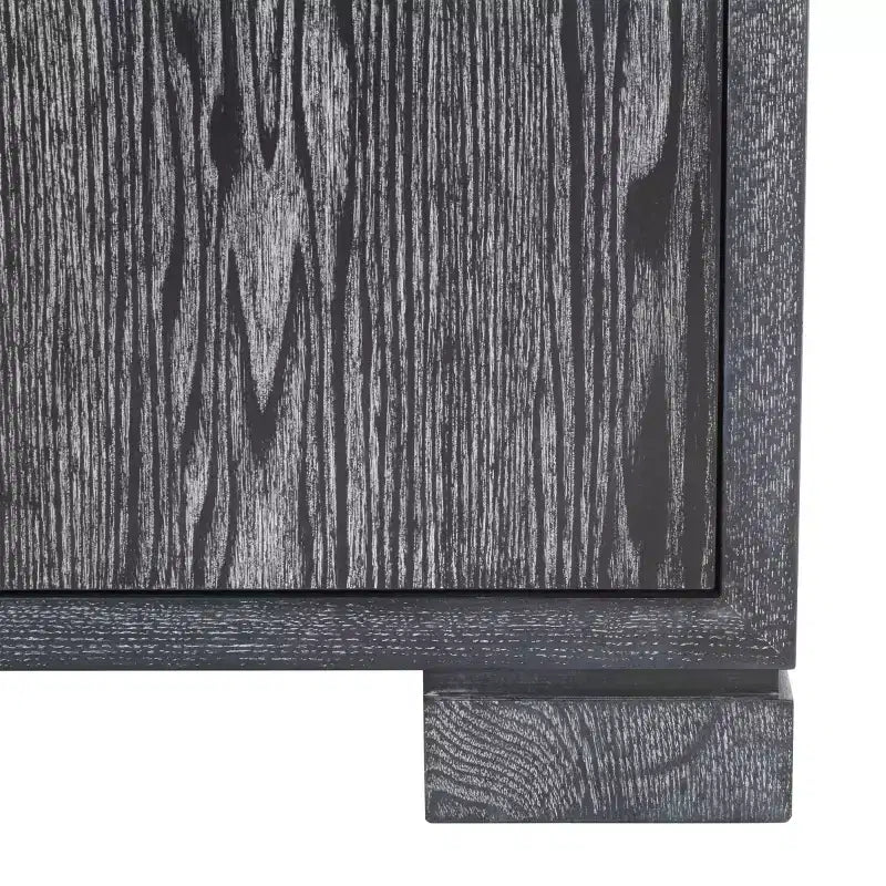 Cassettiera Laila Lacquer - SFV3511 - Quercia Cerata Nera - Safavieh Couture