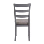 MAYEERTY Sedie da Cucina Marroni in Legno con Gambe in Legno, Piedini Antiscivolo, Senza Braccioli, Set da 2