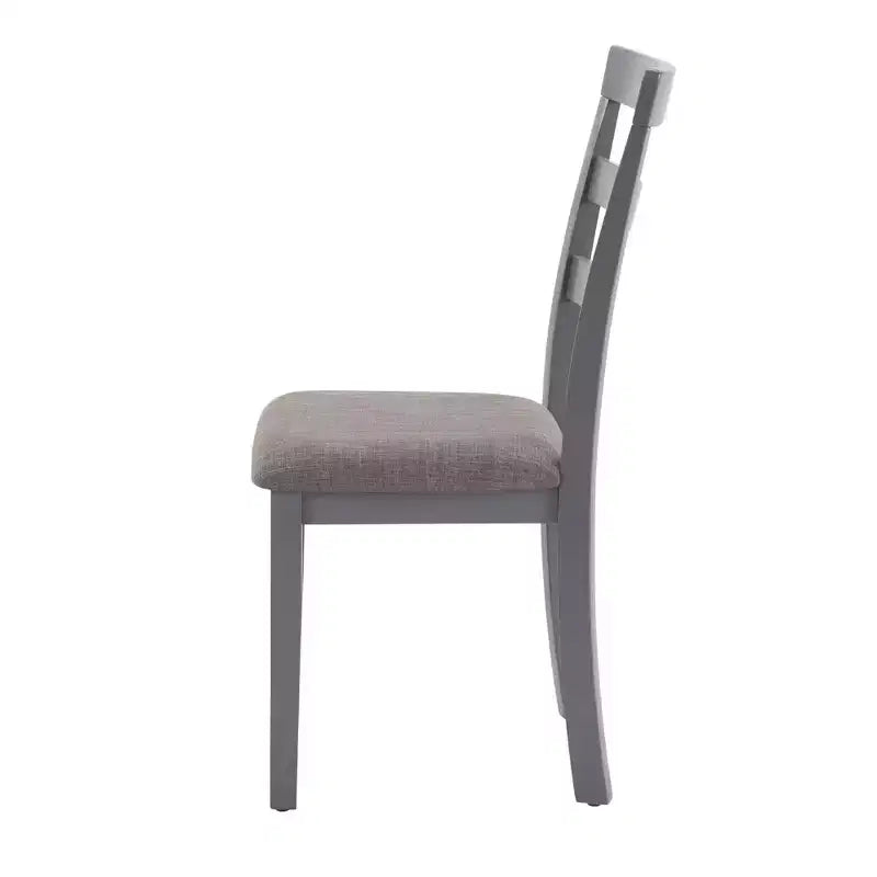MAYEERTY Sedie da Cucina Marroni in Legno con Gambe in Legno, Piedini Antiscivolo, Senza Braccioli, Set da 2
