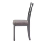 MAYEERTY Sedie da Cucina Marroni in Legno con Gambe in Legno, Piedini Antiscivolo, Senza Braccioli, Set da 2