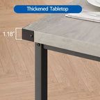 Set Tavolo da Pranzo Acekool con 2 Panche Imbottite, Tavolo Salvaspazio per Appartamento o Sala da Pranzo