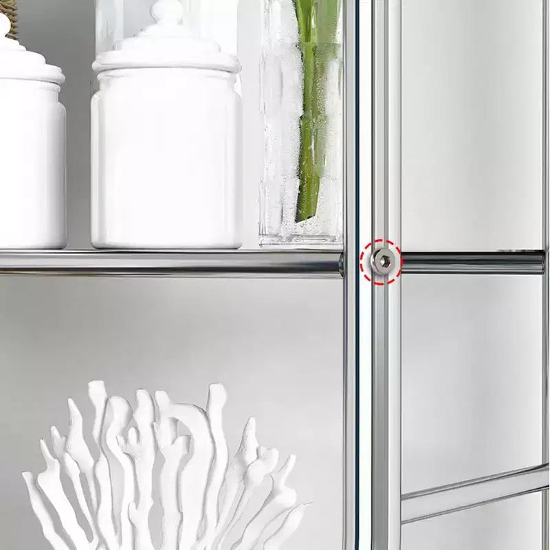 Mobiletto portaoggetti da bagno GustoWave sopra il WC, organizer da bagno in metallo con porta carta igienica e ganci, autoportante senza forare, salvaspazio, bianco