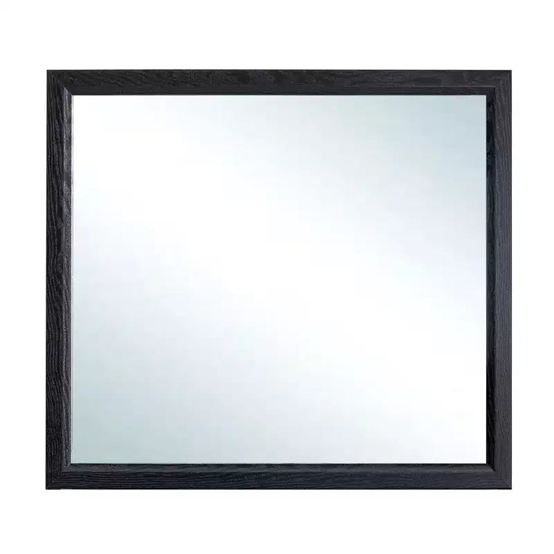 Passion Furniture Glasgow 39 in. W x 35 in. H Rectangle Framed Dresser Mirror
