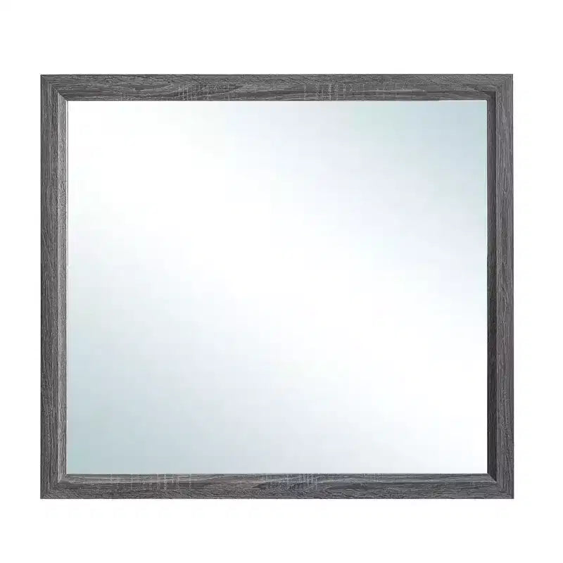 Passion Furniture Glasgow Specchio da comò rettangolare con cornice, 39 pollici L x 35 pollici H