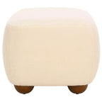 Pouf rettangolare Whitley con gambe in legno - OTT1302 - Safavieh