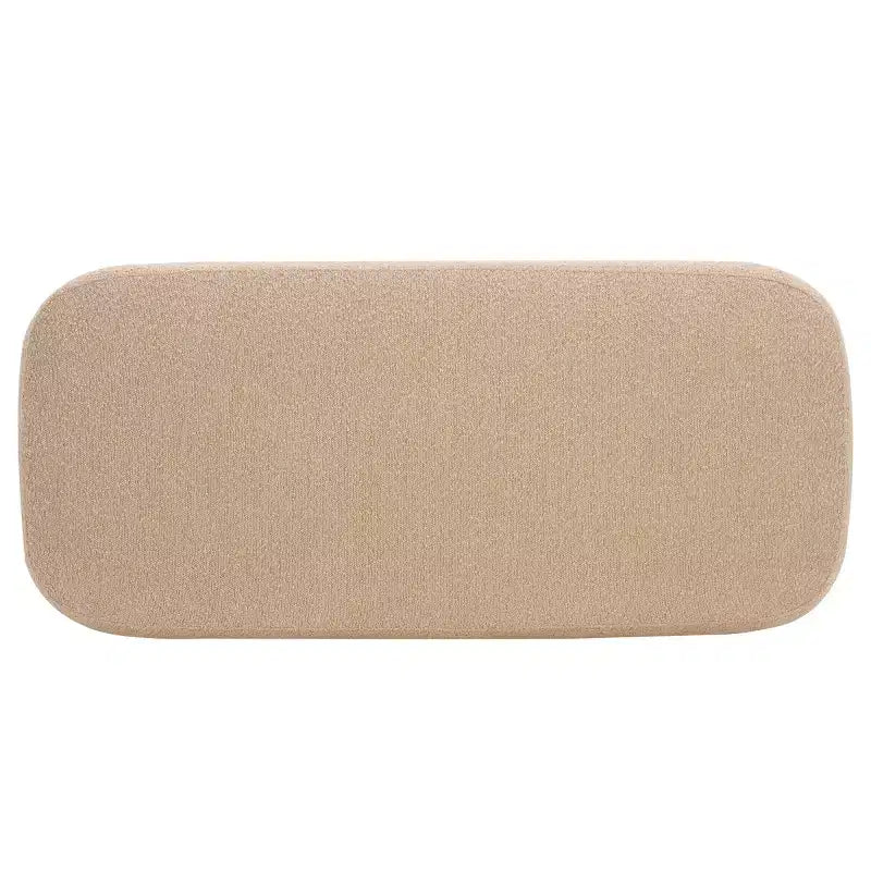 Pouf rettangolare Whitley con gambe in legno - OTT1302 - Safavieh