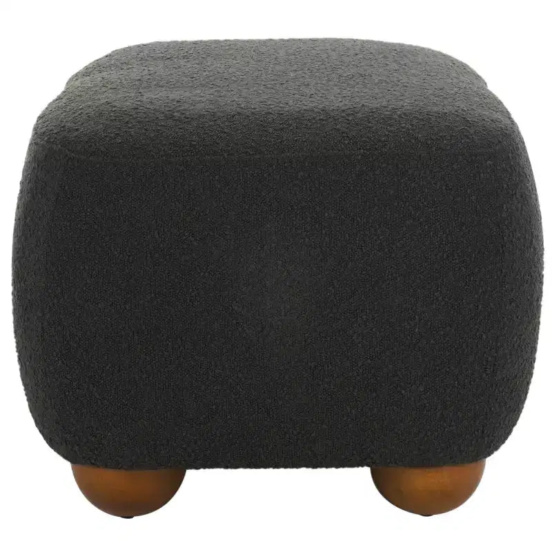 Pouf rettangolare Whitley con gambe in legno - OTT1302 - Safavieh