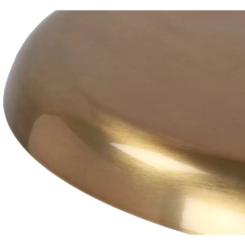 Meridian Furniture, Sgabello da bancone/bar Lang in ferro dorato