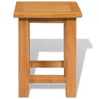 vidaXL Tavolino da Salotto in Rovere Massiccio 27x24x37 cm