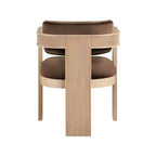 Meridian Furniture, Sedia da Pranzo Sacha in Velluto, Set da 2