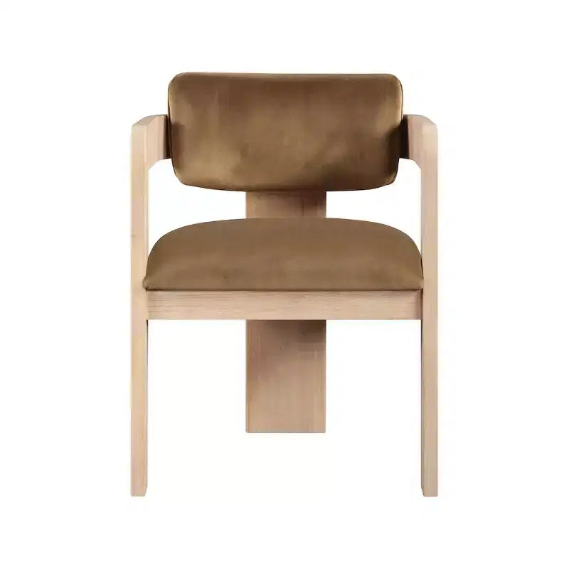 Meridian Furniture, Sedia da Pranzo Sacha in Velluto, Set da 2