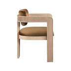 Meridian Furniture, Sedia da Pranzo Sacha in Velluto, Set da 2