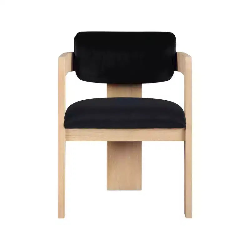 Meridian Furniture, Sedia da Pranzo Sacha in Velluto, Set da 2