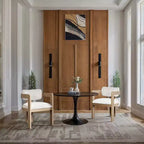 Meridian Furniture, Sedia da Pranzo Sacha in Velluto, Set da 2