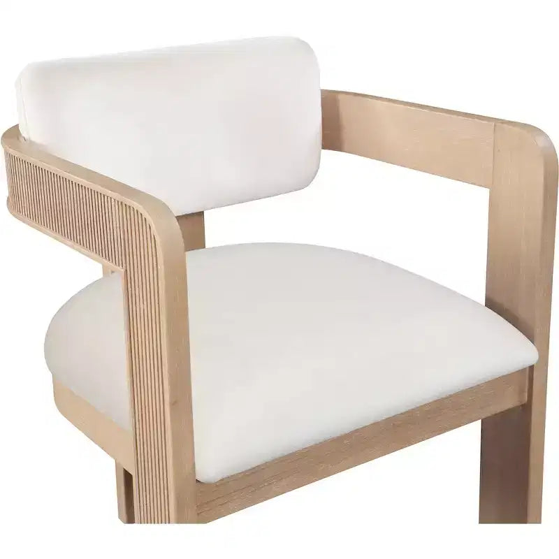 Meridian Furniture, Sedia da Pranzo Sacha in Velluto, Set da 2
