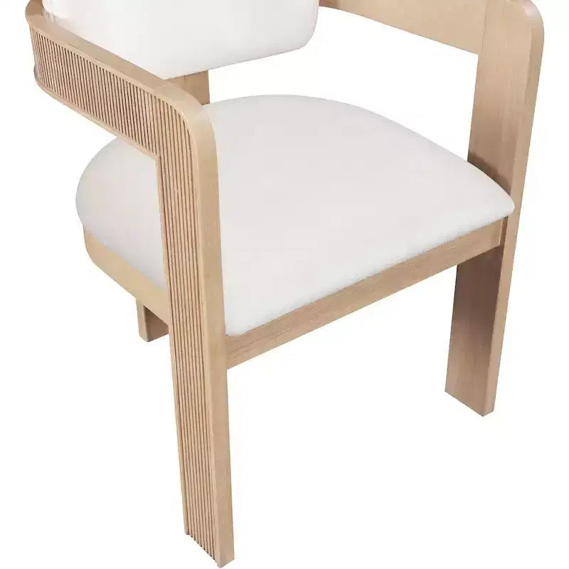 Meridian Furniture, Sedia da Pranzo Sacha in Velluto, Set da 2