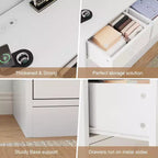 Comò a 12 cassetti, comò nero grande a 6 cassetti per camera da letto, comò e cassettiere in legno per camera da letto, soggiorno