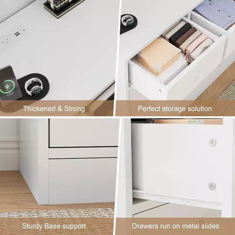 Comò a 12 cassetti, comò nero grande a 6 cassetti per camera da letto, comò e cassettiere in legno per camera da letto, soggiorno