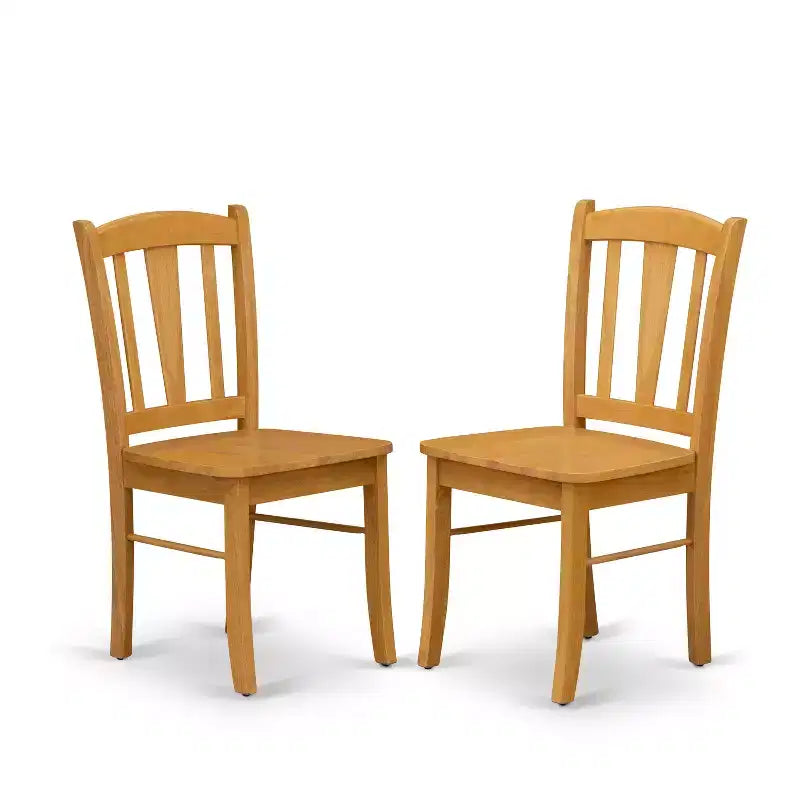Set da pranzo rotondo HomeStock Dropleaf con 4 sedie, finitura rovere
