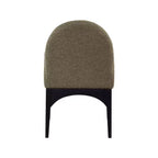 Meridian Furniture, Sedia da pranzo Waldorf in tessuto Bouclé