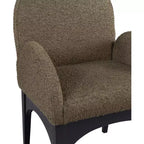 Meridian Furniture, Sedia da pranzo Waldorf in tessuto Bouclé