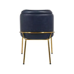 Meridian Furniture, Sedia da pranzo Jagger in pelle vegana, set da 2