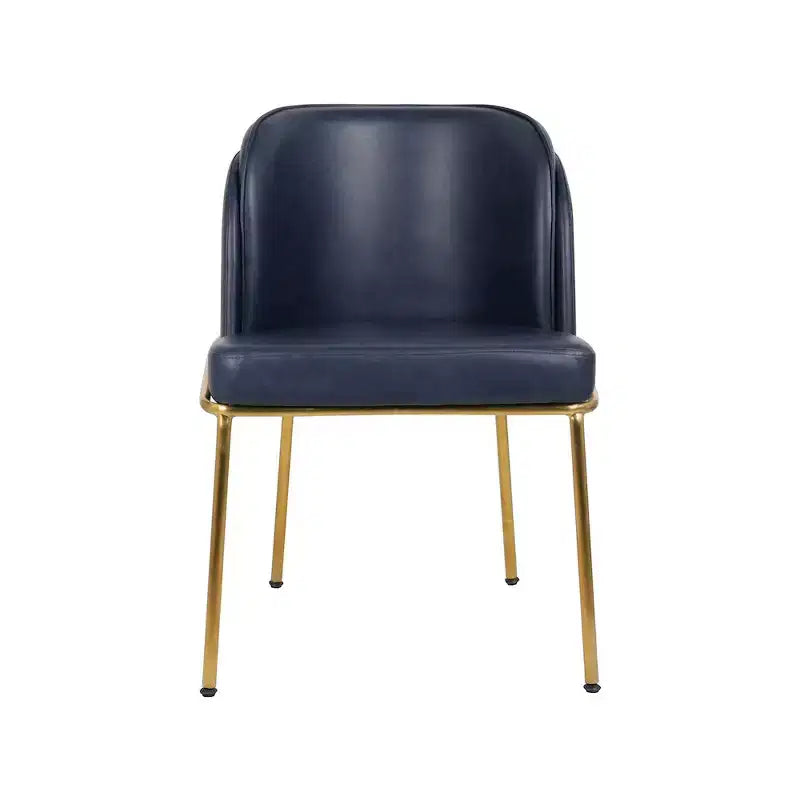 Meridian Furniture, Sedia da pranzo Jagger in pelle vegana, set da 2