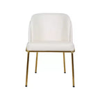 Meridian Furniture, Sedia da pranzo Jagger in pelle vegana, set da 2