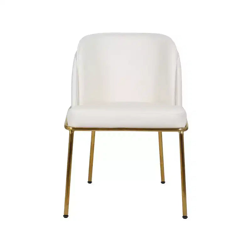 Meridian Furniture, Sedia da pranzo Jagger in pelle vegana, set da 2