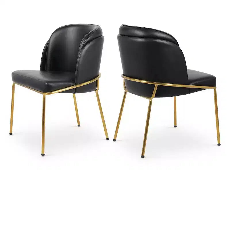 Meridian Furniture,Jagger Vegan Leather Dining Chair, Set of 2