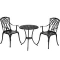 Acekool Outdoor Bistro Set - 3-Piece Cast Aluminum Table & Chairs