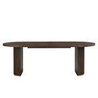 Christopher Knight Home Ilumia Set da 7 Pezzi Rustico in Rattan e Gomma, Sedie da Pranzo Imbottite con Tavolo Ovale a Doppio Basamento