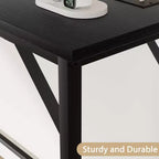 Acekool Tavolino consolle moderno con caricabatterie integrato, tavolo da ingresso, tavolino da divano con USB/prese