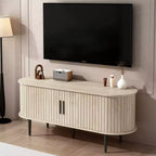 Mobile TV GDFStudio Fennik in Legno, Stile Moderno di Metà Secolo con Anta Scorrevole