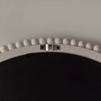 Specchio da parete piatto in legno Maxax