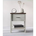 Home Design Sana Nightstand, White Oak