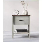 Home Design Sana Nightstand, White Oak