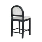Sgabelli da bancone imbottiti Christopher Knight Home Kinich Boho in rattan e legno di gomma (set da 2)
