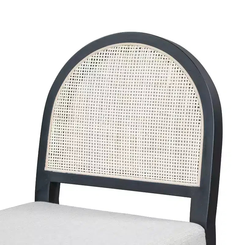 Sgabelli da bancone imbottiti Christopher Knight Home Kinich Boho in rattan e legno di gomma (set da 2)