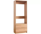 HomeStock Prosper 32 Cabina armadio in legno con due cassetti