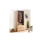 HomeStock Prosper 32 Cabina armadio in legno con due cassetti