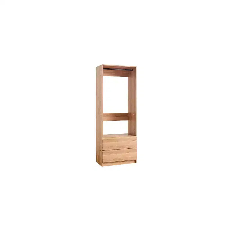 HomeStock Prosper 32 Cabina armadio in legno con due cassetti